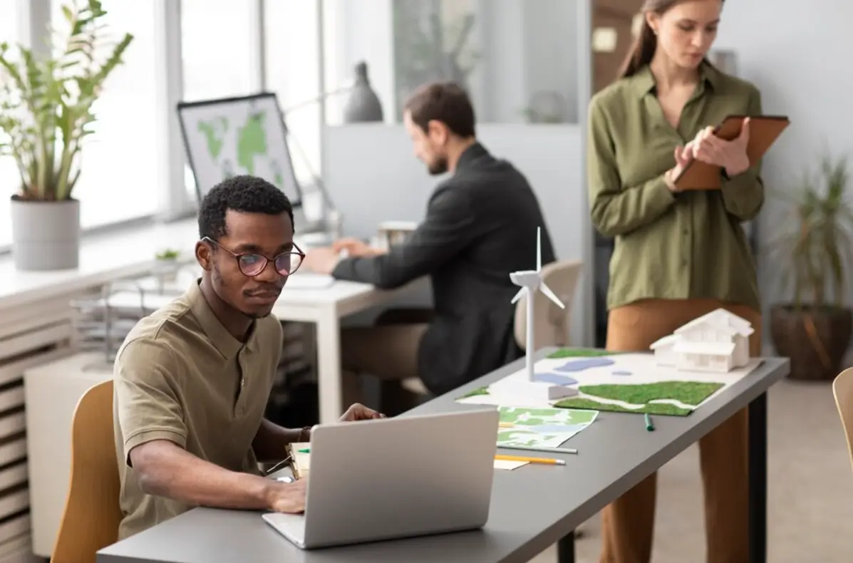 Como organizar um escritorio para equipes hibridas